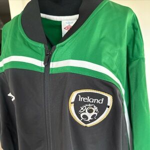 Republic of Ireland Soccer Football Jacket Mens Large NEW